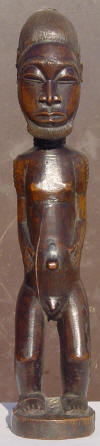 Statuette Africaine --Anctre Mle Baoul-- full view