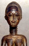 Statuette Africaine -- Maternit� Baoule -- C�te d'Ivoir -- Akan Family --