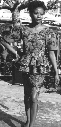 Mannequin amateur du Nigeria
