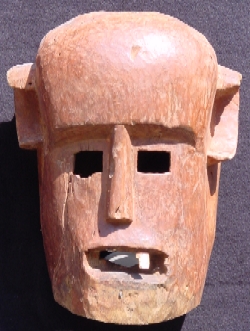 Masque Africain Sukuma (TANZANIE) Matriaux - bois - belle patine d'usage