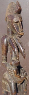 Statuette Africaine - Ethnie  Baoul - Cte d'Ivoire