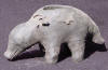 objets rituels tanzanien en terre cuite representant un tapir